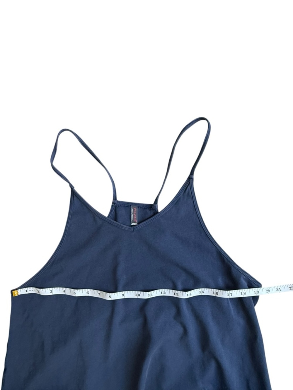 FP Movement Hot Shot Onesie Navy Blue Spaghetti Strap Harem Jumpsuit Large NWT ✨ - Picture 7 of 8